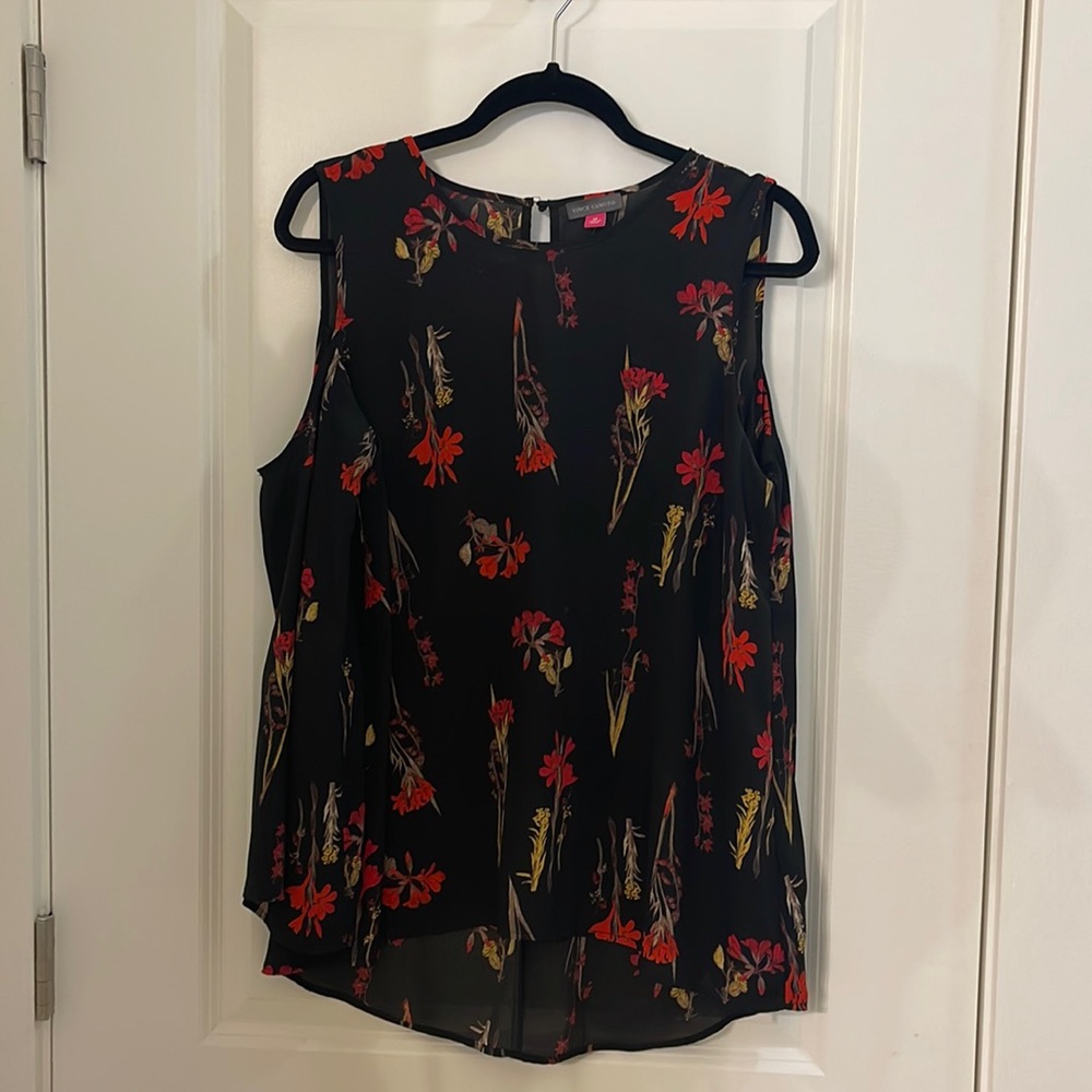 Vince Camuyo floral blouse